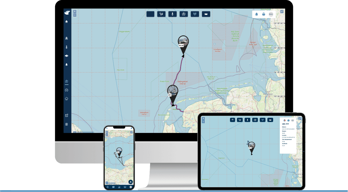 Screenshot of devices